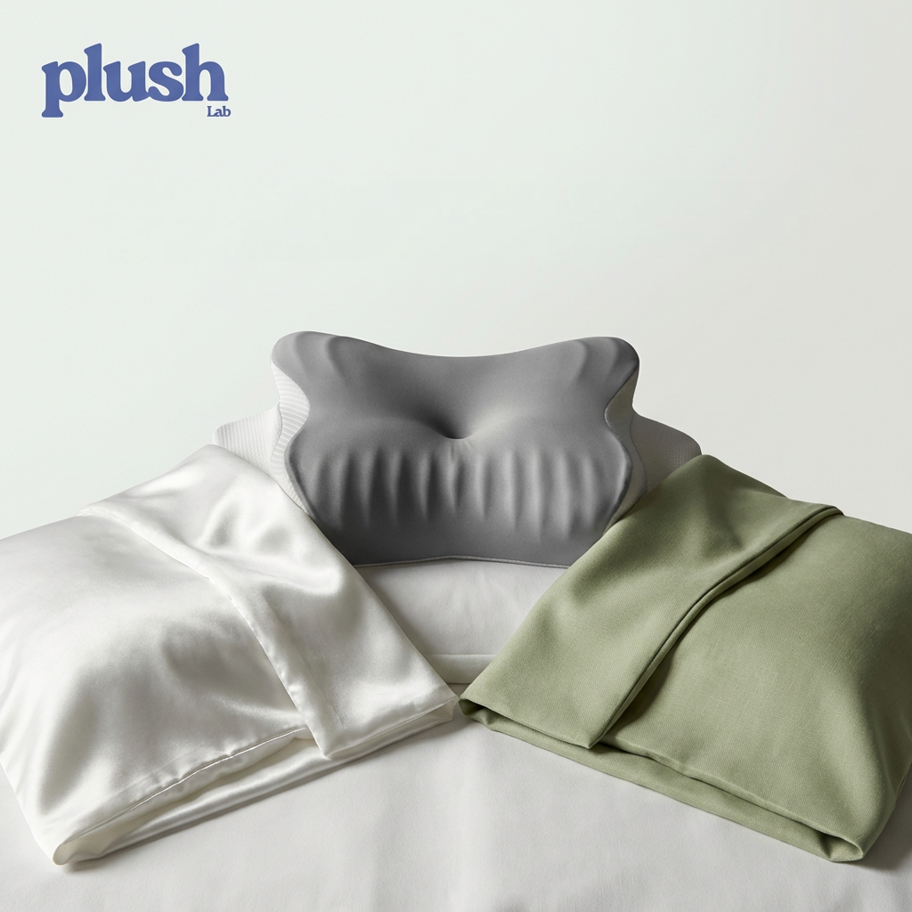 The Best of Both Bundle: Better Sleep Pillow + Satin Cover + Standard Cover